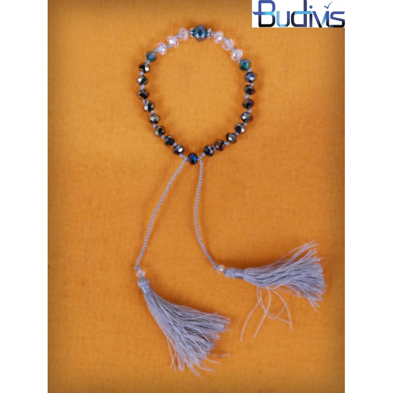 Bracelet Crystal Tassel Knotted