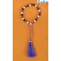 Bracelet Tassel Crystal  Knotted