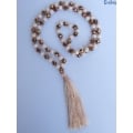 Long Tassel Necklaces Big Crystal