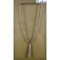 Long Tassel Necklaces Big Crystal