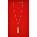 Long Crystal Tassel Necklaces Pearl