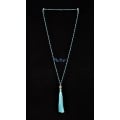 Long Beaded Crystal Tassel Necklaces Buddha