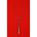 Long Beaded Crystal Tassel Necklaces Buddha