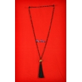 Long Beaded Crystal Tassel Necklaces Elephant