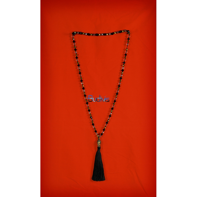 Long Large Crystal Tassel necklaces