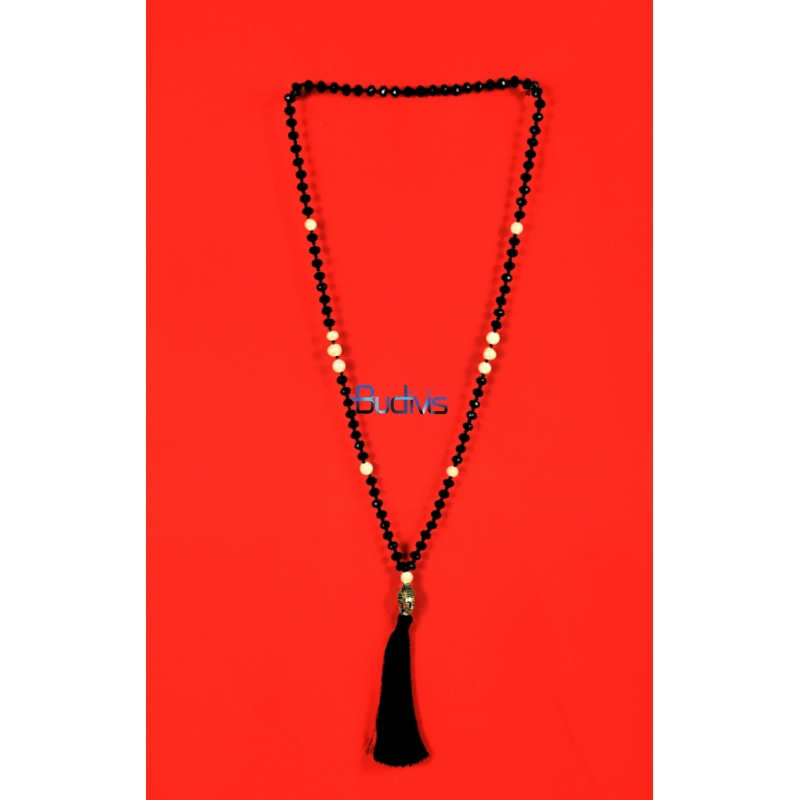 Long Large Crystal Tassel necklaces Pearl