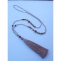 Boho Chic Tassel Long Necklace