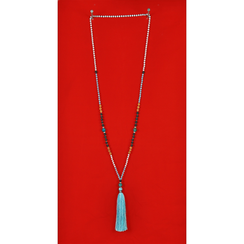 Boho Chic Tassel Necklace in Handmade