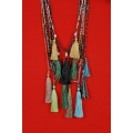 Boho Chic Multi Tassel Necklace in Handmade