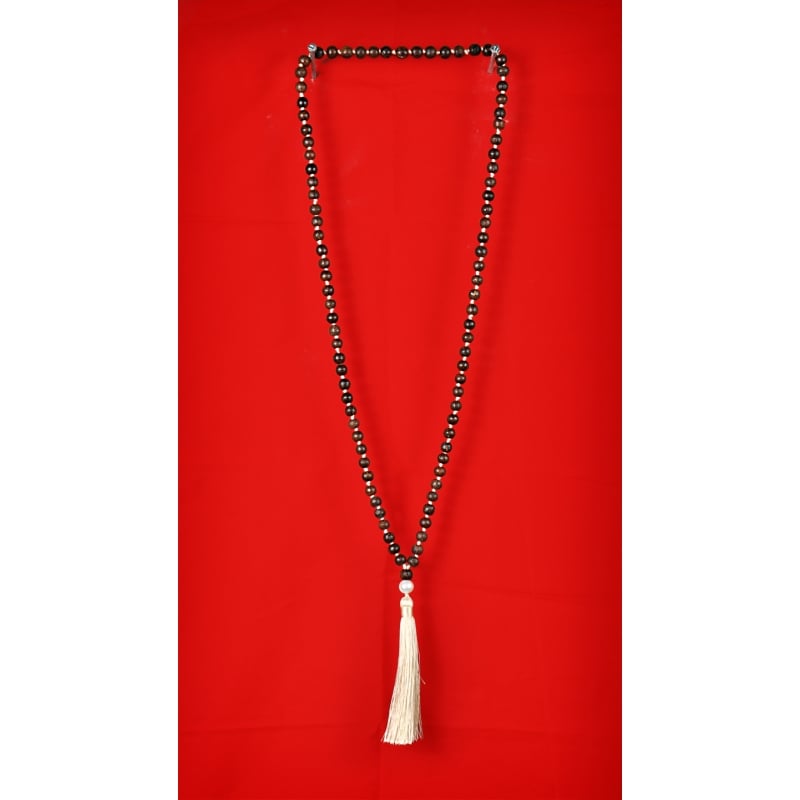 Wooden Tassel Necklaces with Pearls