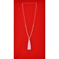 Long Tassel Necklace with Mini Pearl