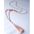 Boho Chic Tassel Necklace Knotted