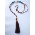Boho Chic Tassel Necklace in Handmade