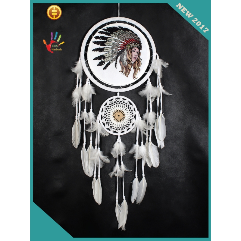 Hand Painted Native Indian Dream Catcher, Dreamcatcher, Dreamcatchers Customized