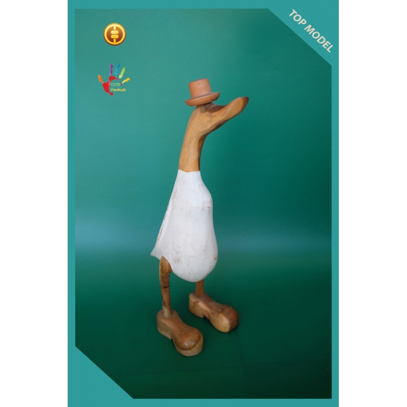 Top Quality Factory Price White Washed Wood Duck, Wooden Duck, Bamboo Duck, Bamboo Root Duck,, Wooden Duck, Bamboo Duck, Bamboo Root Duck, Interior Ornament