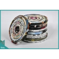 Top Selling Saucers Round Art Recycled Magazine Set Customized