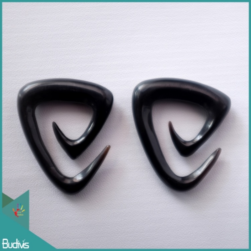 Top Sale Bali Earring Ox Bone Carved Wing Design Body Piercing