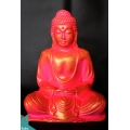 Resin Buddha Decor Silver, Resin Figurine Custom Handhande, Statue Collectible Figurines Resin