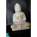 Resin Buddha Decor Silver, Resin Figurine Custom Handhande, Statue Collectible Figurines Resin