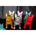 Artificial Resin France Dog Decor, Resin Figurine Custom Handhande, Statue Collectible Figurines Resin