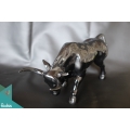 Black Artificial Resin Bull Home Decor, Resin Figurine Custom Handhande, Statue Collectible Figurines Resin