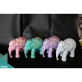 Artificial Resin Elephant Hand Painted Home Decor, Resin Figurine Custom Handhande, Statue Collectible Figurines Resin