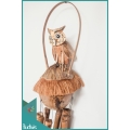 Manufactured Garden Hanging Owl Bamboo Wind Chimes