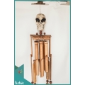 Wholesale Garden Hanging Skull Bamboo Wind Chimes