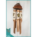 Affordable Bird House Garden Hanging Hand Painted Turtle Bamboo Wind Chimes