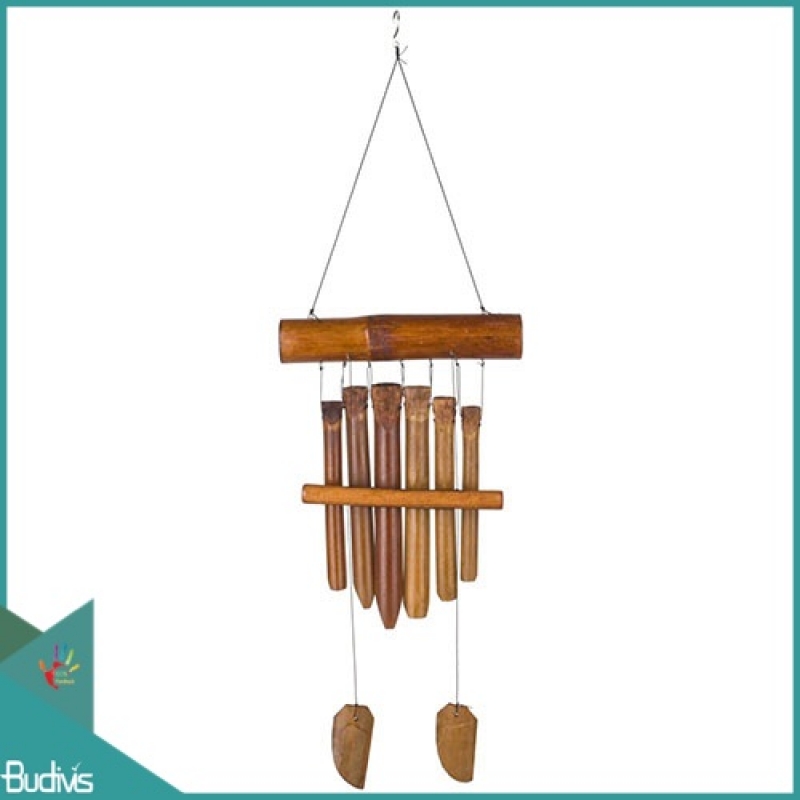 Bali Out Door Hanging Group Bamboo Wind Chimes