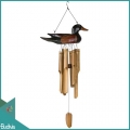 Production Outdoor Hanging Wood Duck Bamboo Wind Chimes