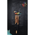 Production Outdoor Hanging Wood Duck Bamboo Wind Chimes