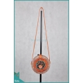 Top Sale Round Bag Antique With Synthetic Rattan