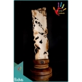 Manufactured Bird Hand Carved Bone Scenery Ornament Bali