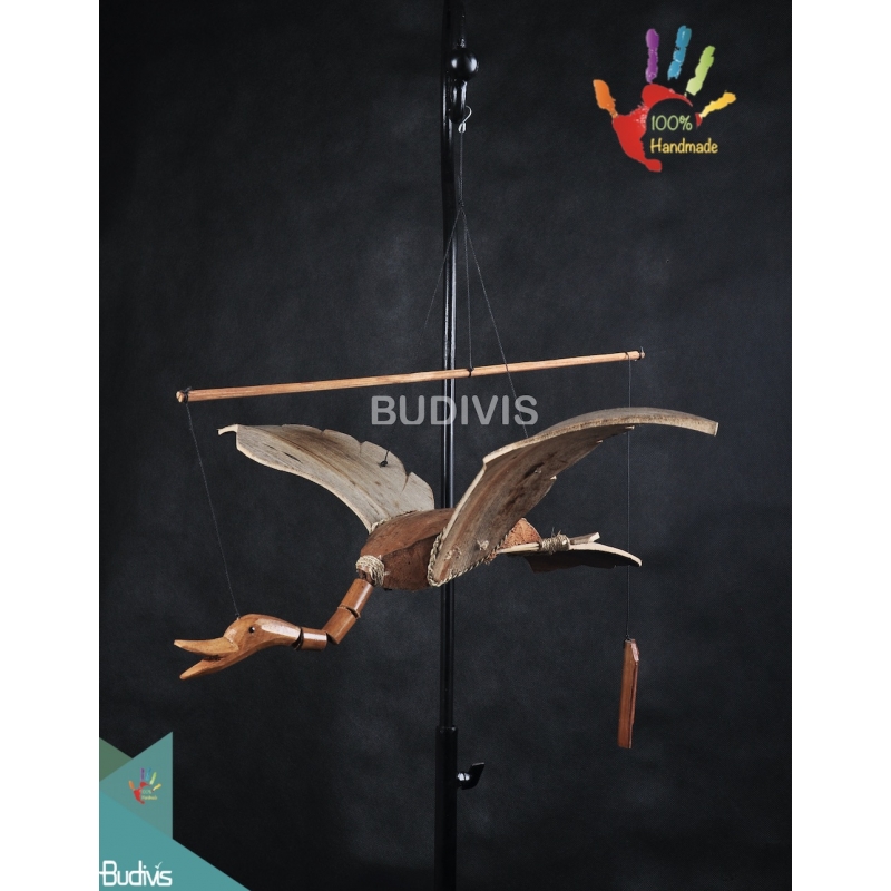 Bali Wholesale Flying Bird Out Door Hanging Bamboo Windchimes