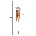 Wholesale Hanging Classic Style Bamboo windchimes Outdoor