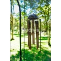 Wholesale Flower Burned Hanging Bamboo Winchimes