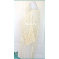 Long White Knitting Cardigan