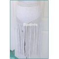 White Tassel Knitting Skirt