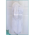 White Knitting Jumpsuit For Summer