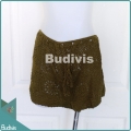 Green Army Knitting Skirt