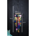 Multi Colours Capiz Rattan Wind Chimes Relaxing  Sound