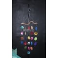 Five Line Capiz Natural Root Wind Chimes