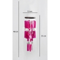 Pink Rectangle Capiz Wind Chimes High Quality