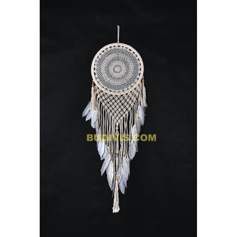 Room Décor Wall Hanging, Large Bohemian Macrame Wall Hanging Dreamcatcher
