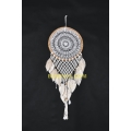 Top Quality Large Circle Macrame Wall Hanging Dreamcatcher With Leaf Decoration