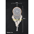 Top Quality Large Circle Macrame Wall Hanging Dreamcatcher With Leaf Decoration