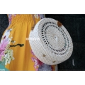 Top Model White Rattan Bag With Double Spiral Hand Woven