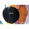 Black Hand Woven Natural Atta Round Bag Best Selling