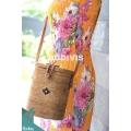 Long Oval Cross Body Rattan Bag, Best Selling Rattan Bag